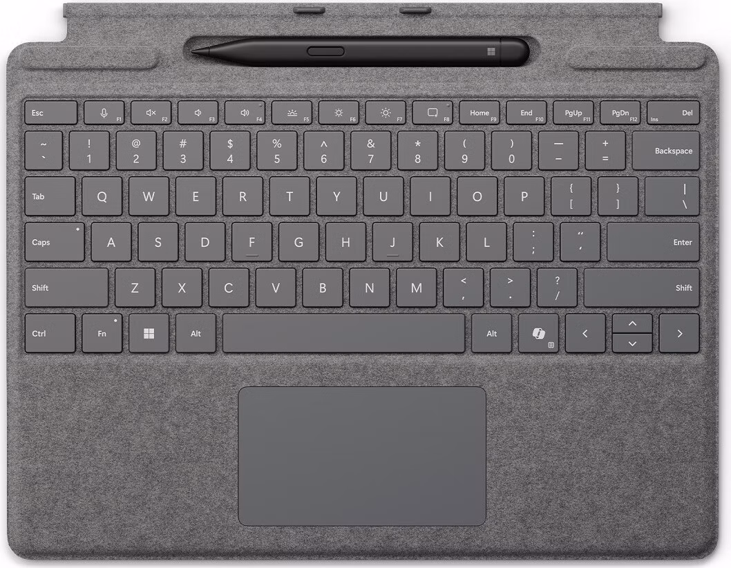 Microsoft Surface Pro Keyboard + Slim Pen 2 Bundle (Platinum), CZ&amp;SK