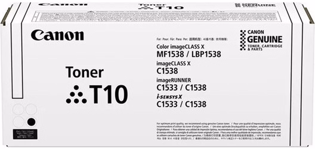 CANON TONER T10 BLACK pro i-SENSYS X C1533i, C1533iF, C1538i, C1538Fi (13 000 str.)