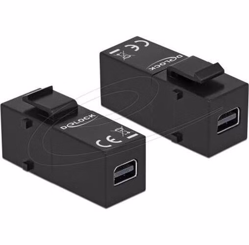 Delock Keystone modul mini DisplayPort samice > mini DisplayPort samice