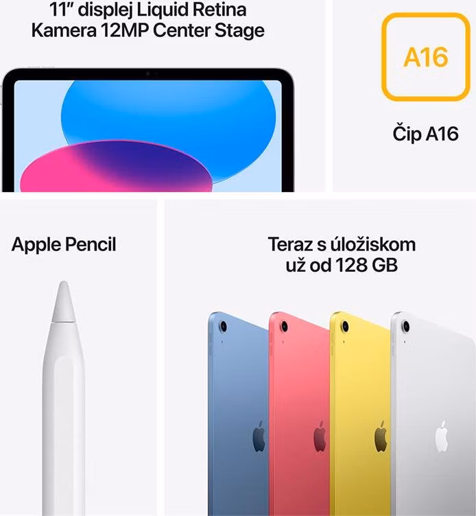 iPad 11" Wi-Fi 128GB (2025) modrá *Trieda A*