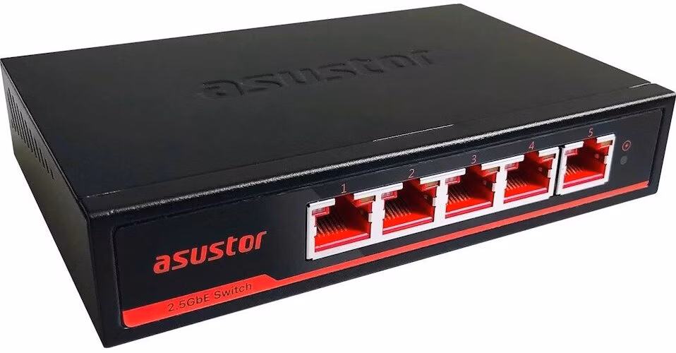 Asustor ASW205T 5portový switch, 5x 2,5 GLAN