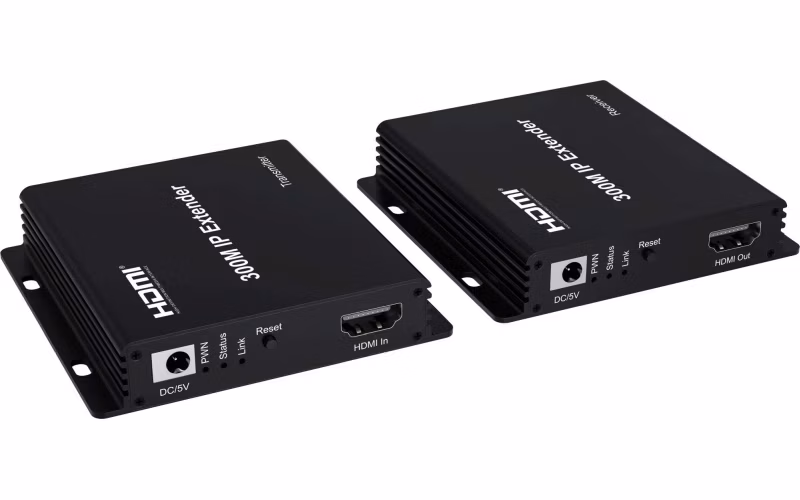 PremiumCord HDMI Full HD 1080p extender na 300m přes LAN, over IP