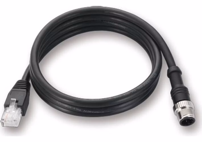 Planet CB-M12D4MRJ voděodolný propojovací kabel RJ-45 / M12 D-coding, 10m