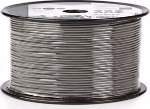 Nedis COTR15000GY100 - Vyvážený Audio Kabel | 2x 0,16 mm2 | 100 m | Cívka | Šedá barva