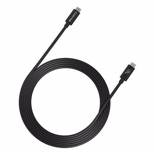 Canyon OnWire 240, 2 m, nabíjací a dátový kábel USB-C / USB-C, USB4, 240 W PD, 20 Gb/s, TPE, čierny