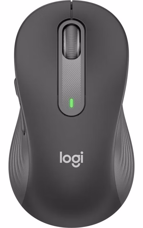 Logitech Signature M650 Large,for Business Mouse optical 5 buttons wireless Bluetooth 2.4 GHz Bolt USB receiver graphite