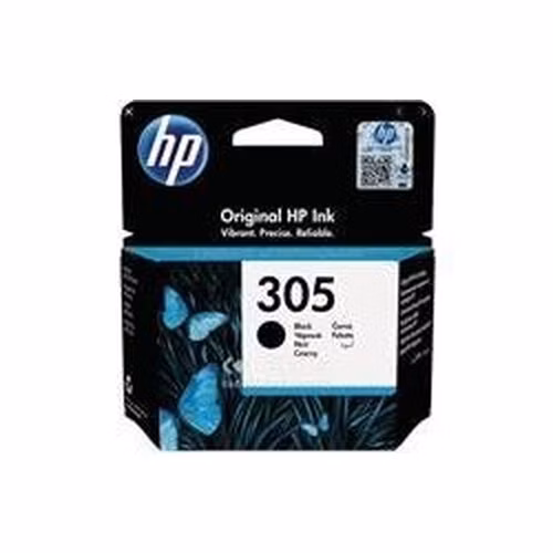 Čierna originálna atramentová kazeta HP 305