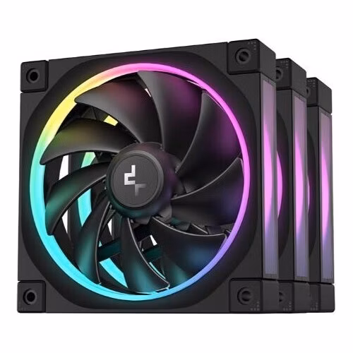 DEEPCOOL Ventilátor FL12 3v1, 3x120mm, ARGB, černá