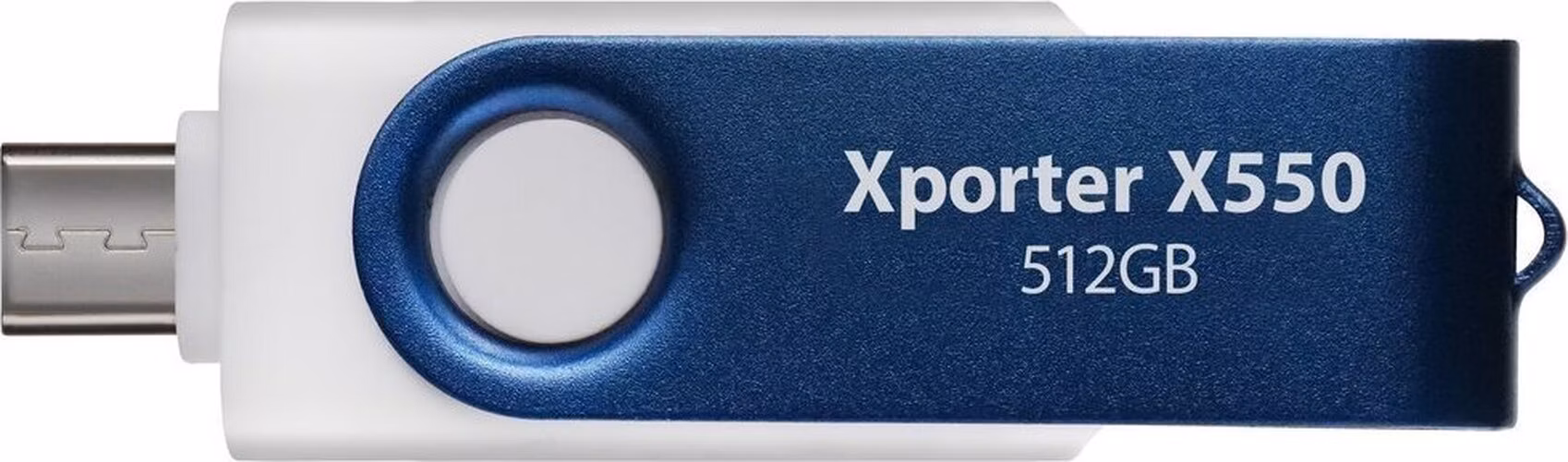 PATRIOT Xporter X550 512GB / USB Typ-A + USB Typ-C / USB 3.2 Gen 1 / bílo-modrá