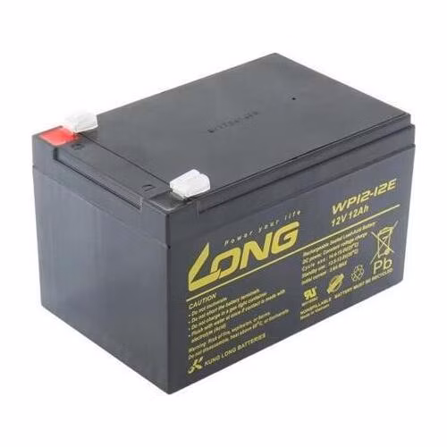 Avacom Long 12V 12Ah olověný akumulátor DeepCycle AGM F2 (WP12-12E)