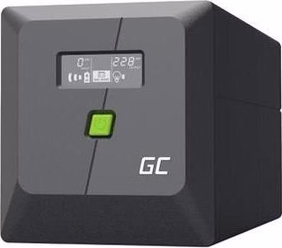 Green Cell Záložní zdroj UPS 1000VA 600W PowerProof s LCD displejem