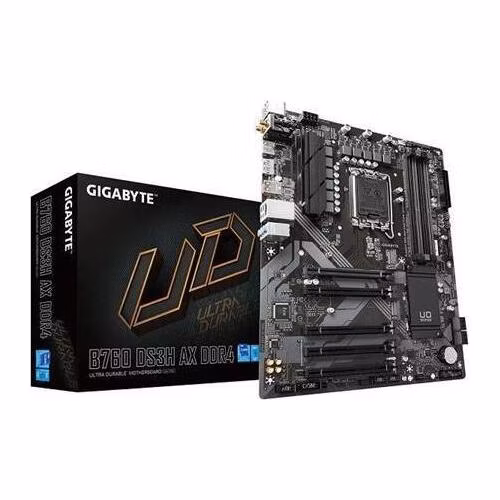 GIGABYTE MB Sc LGA1700 B760 DS3H AX DDR4, Intel B760, 4xDDR4, 1xDP, 1xHDMI, Wifi