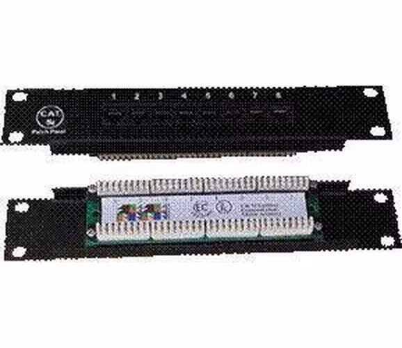 DATACOM Patch panel 10" UTP cat5e 8portů 1U