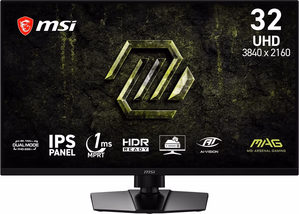 MSI MAG/321UPD E14/31,5"/IPS/4K UHD/144Hz/1ms/Čierna/3R