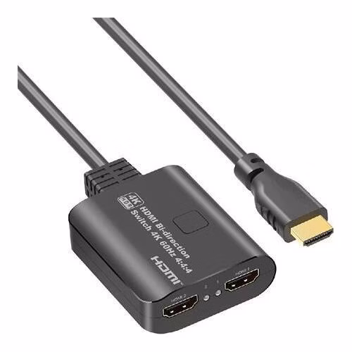 PremiumCord HDMI 2.0 Switch 4K@60Hz, 4:4:4 obousměrný 2-1 nebo 1-2
