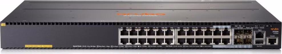 HPE Aruba 2930M 24G PoE+ 1-slot Switch