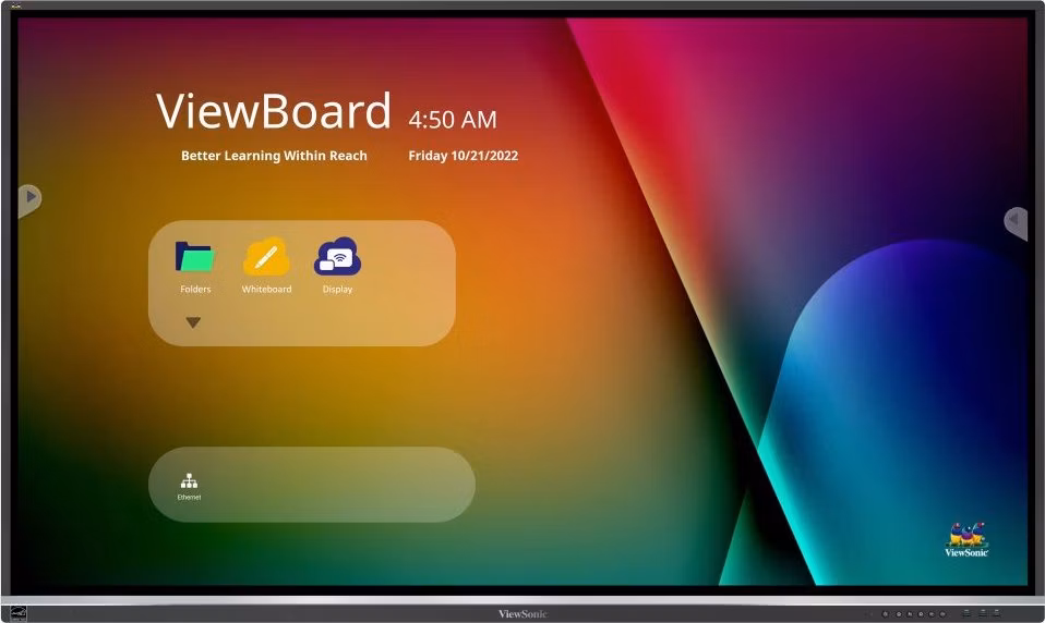 ViewSonic Flat Touch Display IFP7550-5/ 75"/ UHD / 16/7 /400cd / Android 4-32/ OPS/ HDMI/USB-C/ HDMIout