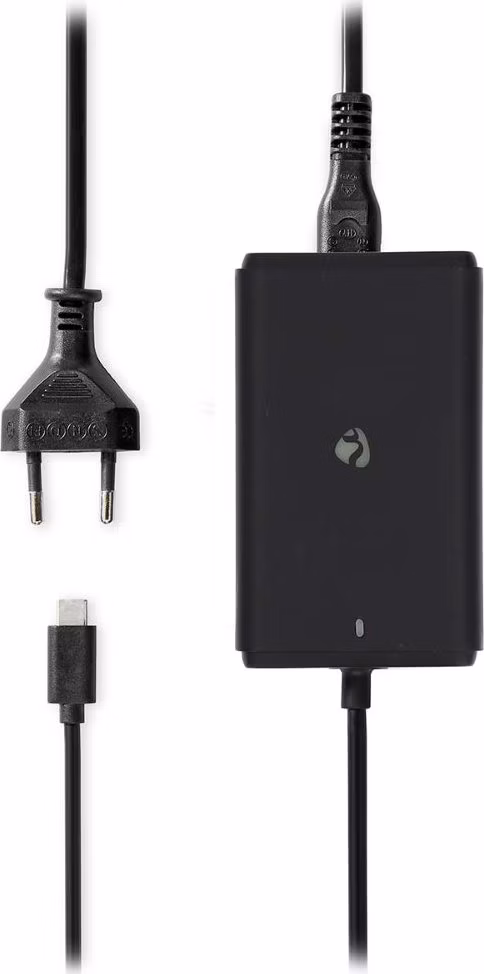 NEDIS univerzální adaptér k notebooku/ 45 W/ 5 / 9 / 12 / 15 / 20 V DC/ 2.25 / 2.33 / 2.92 / 3.0 A/ USB-C