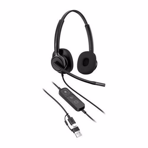 HP Poly Mission 425 náhlavní souprava Classic Stereo USB-C +USB-C/A
