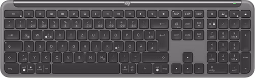 Logitech® K950 SIGNATURE SLIM WIRELESS KEYBOARD - GRAPHITE-US INT'L-2.4GHZ/BT