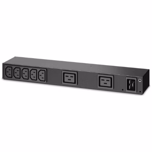 Rack PDU, Basic, 0U/1U, 100-240V/20A, 220-240V/16A, (7) C13, (2) C19