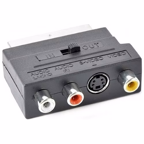 Gembird Obousměrný adaptér SCART/RCA/S-VIDEO