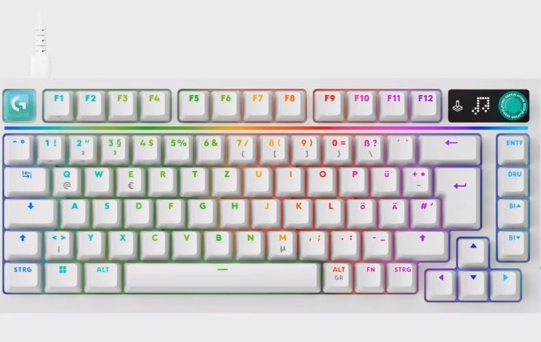 Logitech® G316 X 75 - WHITE - US INT'L - TACTILE