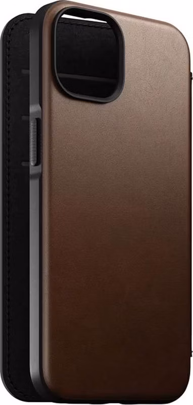 Nomad puzdro Modern Leather Folio Magsafe pre iPhone 14 - Brown
