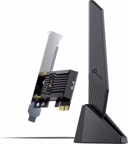TP-Link Archer TXE73E WiFi6E PCIe adapter (AXE5400,2,4GHz/5GHz/6GHz,Bluetooth5.3)