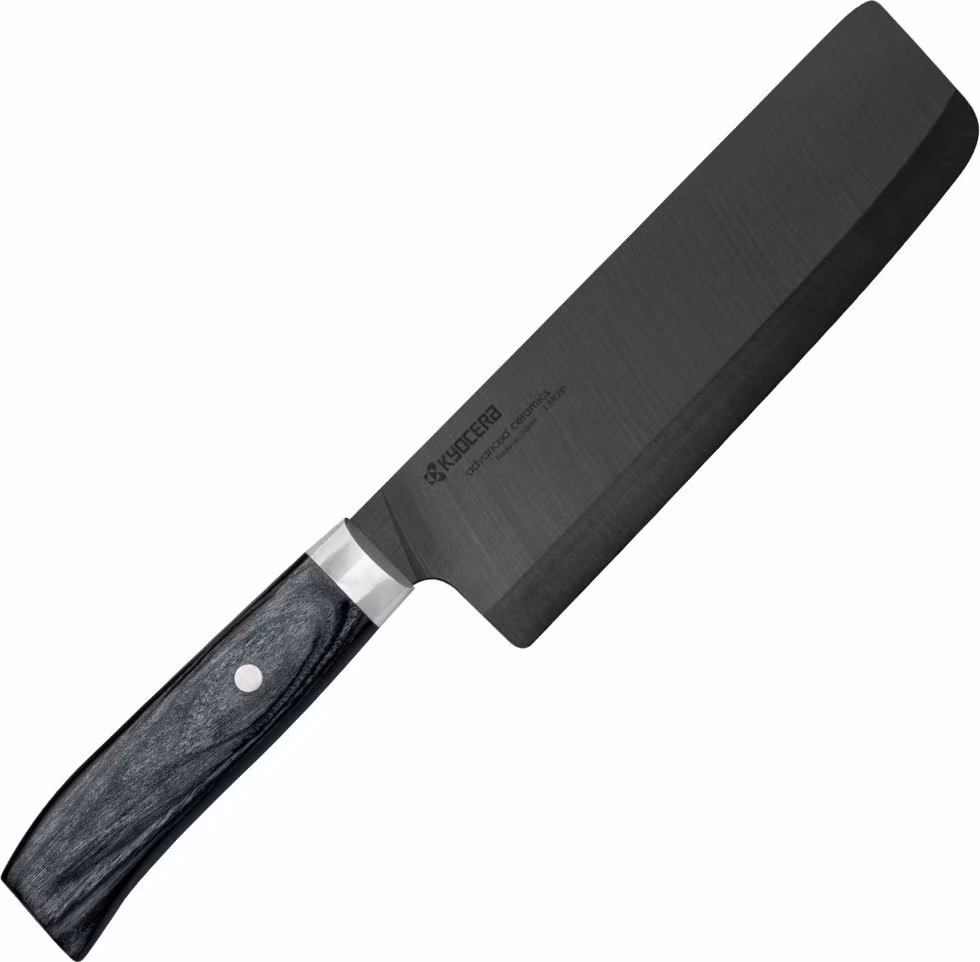 Kyocera  Zeleninový nůž Nakiri 16 cm s dřevěnou rukojetí
