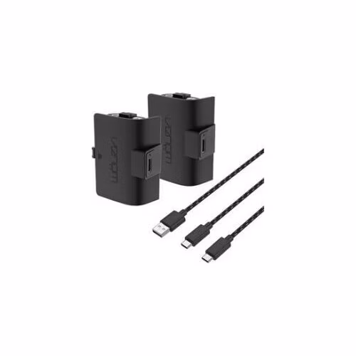 VENOM VS2883 Xbox Series S/X &amp; One Black High Capacity Twin Battery Pack + 3 meter cable