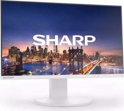 Sharp 27" EA271F IPS/1920x1080/6ms/250cd/D-sub/DVI/DP/HDMI/USB/Repro/height/bílý