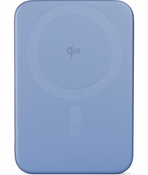 Epico UltraPack Qi2 Slim 5000mAh Alu Mag+ Wireless Power Bank EM51 - svetlo modrá