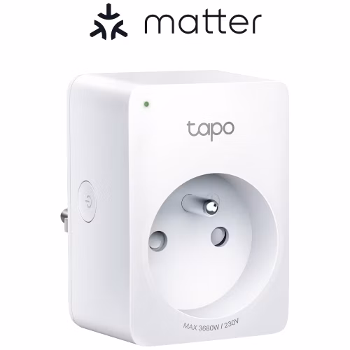 Mini Smart Wi-Fi Plug, Energy Monitoring, Matter SPEC: 230V~, Max Load 16 A, 50/60 Hz, 2.4 GHz Wi-Fi networking, Bluetoo