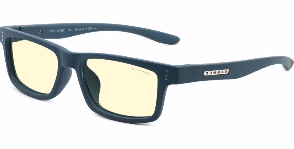 GUNNAR kancelářske/herní brýle CRUZ KIDS SMALL (4-8) TEAL jantarová skla BLF 65 NATURAL focus