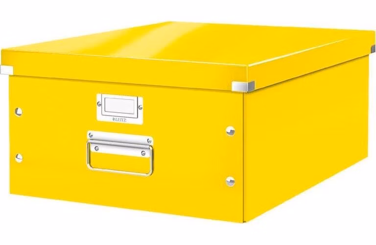 LEITZ Univerzální krabice Click&amp;Store, velikost L (A3), žlutá
