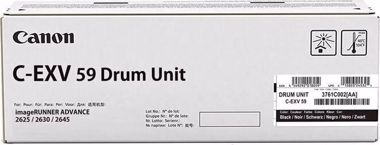 Canon originální DRUM UNIT C-EXV59 BLACK iR2625/2630/2645 podle typu modelu až 171 000 stran A4 (5%)