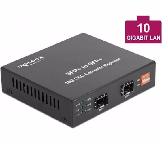 Delock Media konvertoru 10GBase-R SFP+ na SFP+