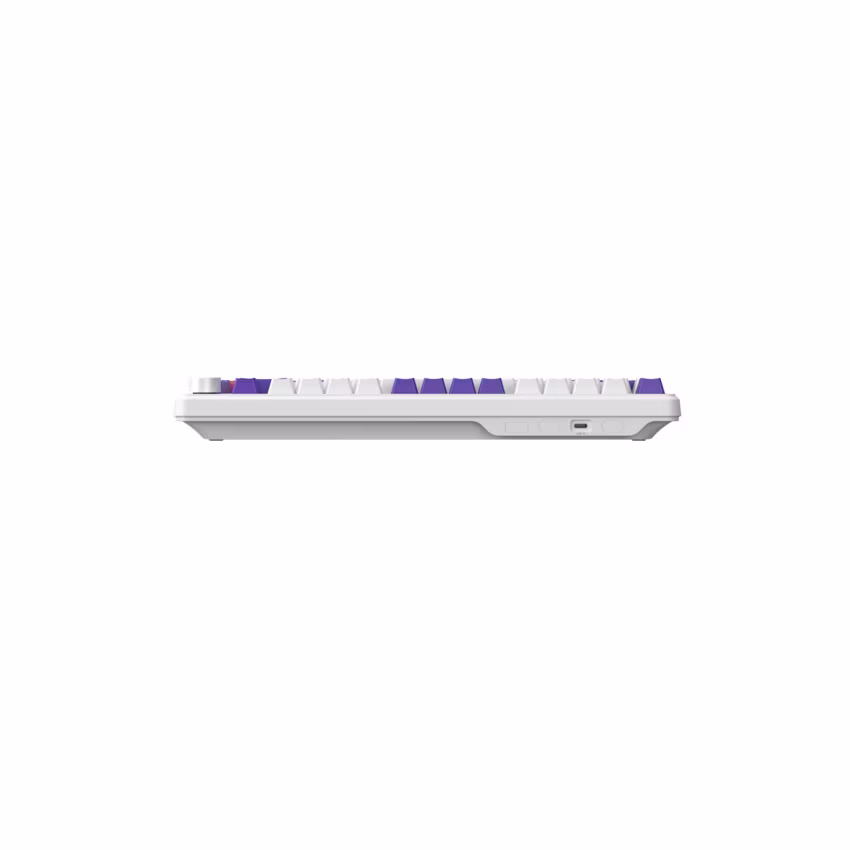 Lorgar KBA4175WH, mechanická herná klávesnica, 82 klávesov, Toxic Purple Switch, Hot-Swap, RGB, USB-C