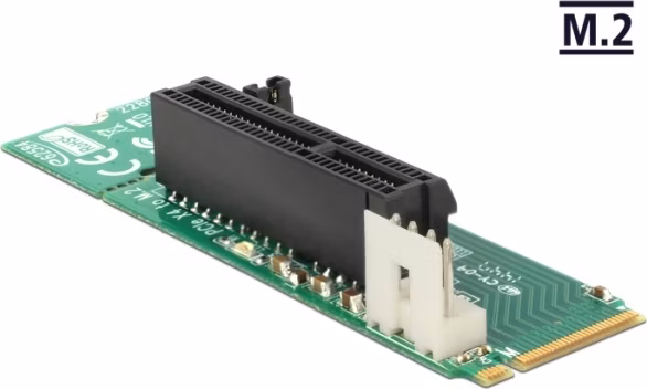 Delock Adapter M.2 NGFF Key M male > PCI Express x4 Slot