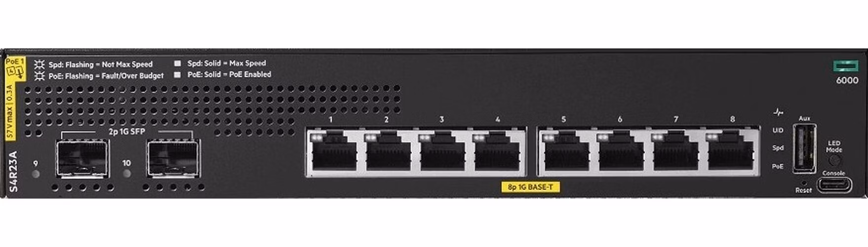 HPE ANW 6000 8G CL4 2F 67W Sw
