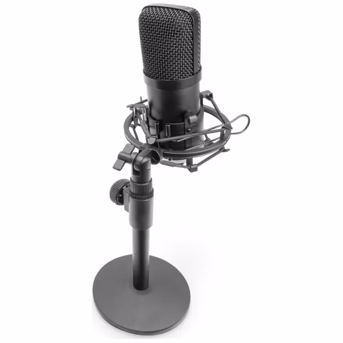 DIGITUS DA-20300 USB Kondenzátorový Mikrofon, Studiový
