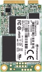 TRANSCEND MSA452T2 1TB Industrial 3K P/E SSD disk mSATA, SATA III 6Gb/s (3D TLC), 560MB/s R, 520MB/s W