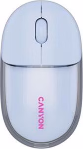 Canyon OnClick 24, 2v1 bezdrôtová optická myš Bluetooth / 2.4 GHz, 1.200 dpi, akumulátor 5.000 mAh, modrá