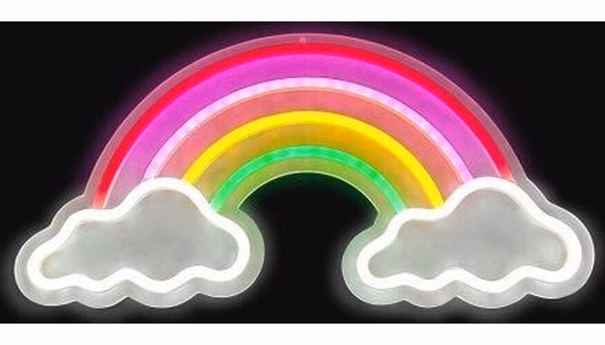 2Kids Toys LED NEON LIGHT lampička Duha s mraky