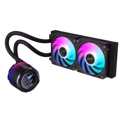 GIGABYTE vodní chladič AORUS WATERFORCE X II 240 120mm ARGB, LCD displej