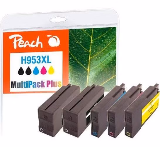 PEACH kompatibilní cartridge HP No. 953XL, Multi-Pack-Plus, 2x bk, 1x c,m,y; 2x43/3x20ml