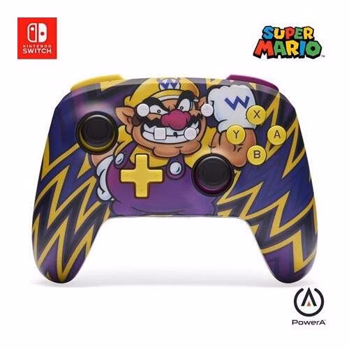PowerA Vylepšený bezdrátový ovladač pro Nintendo - Super Mario Wario