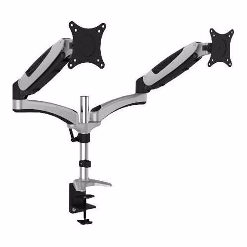 Digitus VESA dvojitý svorkový stolní stojan, 69cm (27") plně flexibilní, 8kg