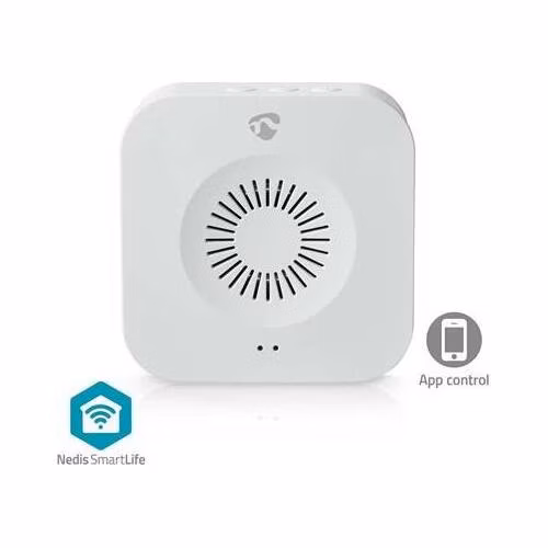 Nedis WIFICDPC20WT - SmartLife Zvonek| Napájení z baterie | 4 Zvuky | 4.5 V DC / 5 V DC | Nastavitelná hlasitost | Bílá